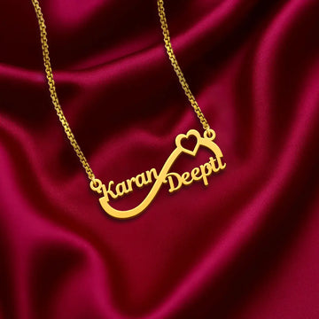 infinity love Personalized Your Name Necklace Jewelry Necklace Gift For Birthday Anniversary