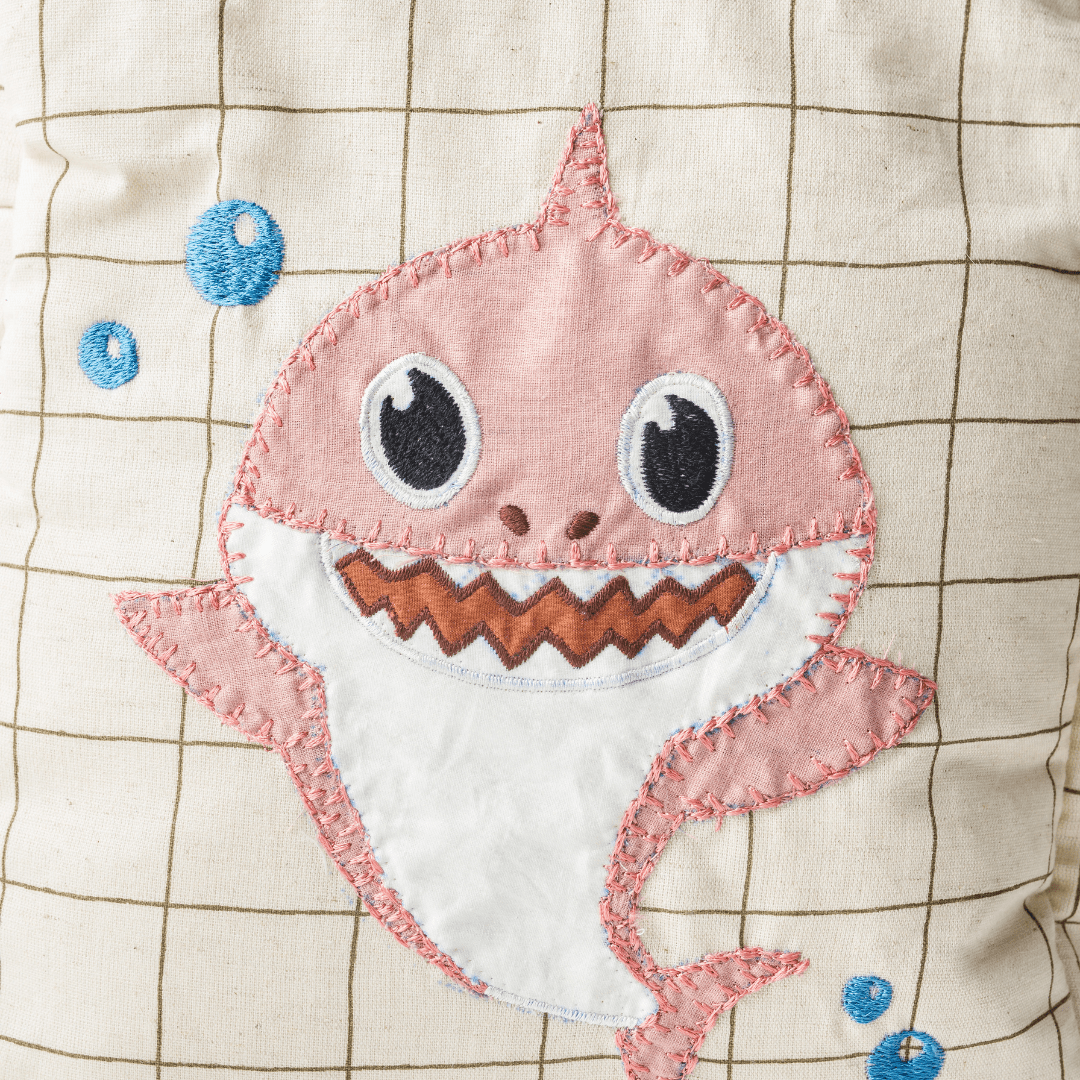 Pink Shark do do School Bag (Personalise)