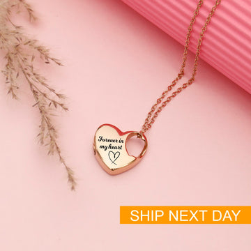 Custom Heart-Shaped Urn Necklace