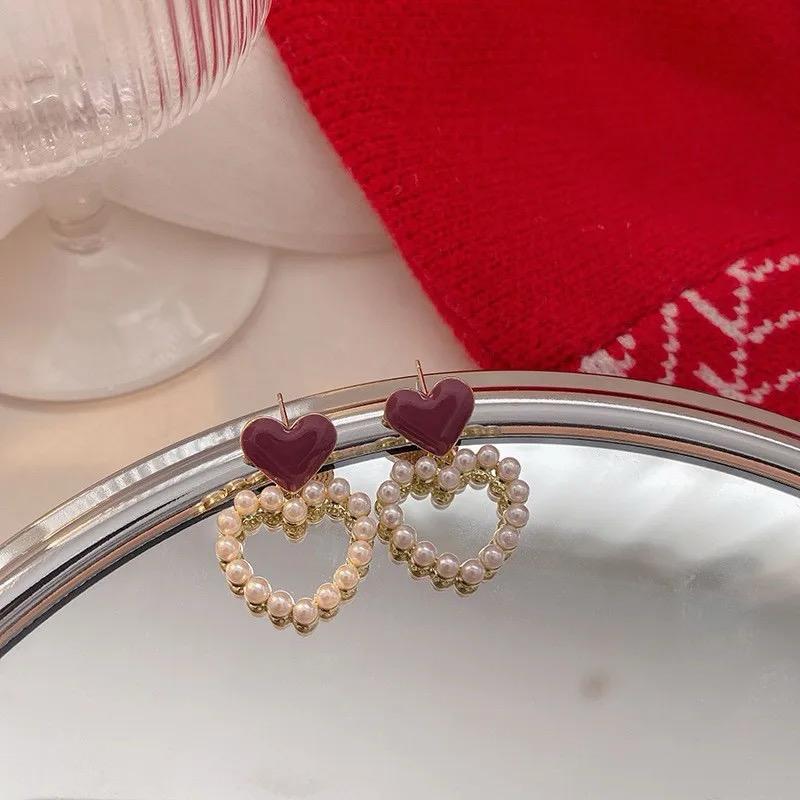 Mi Amour Heart Earrings