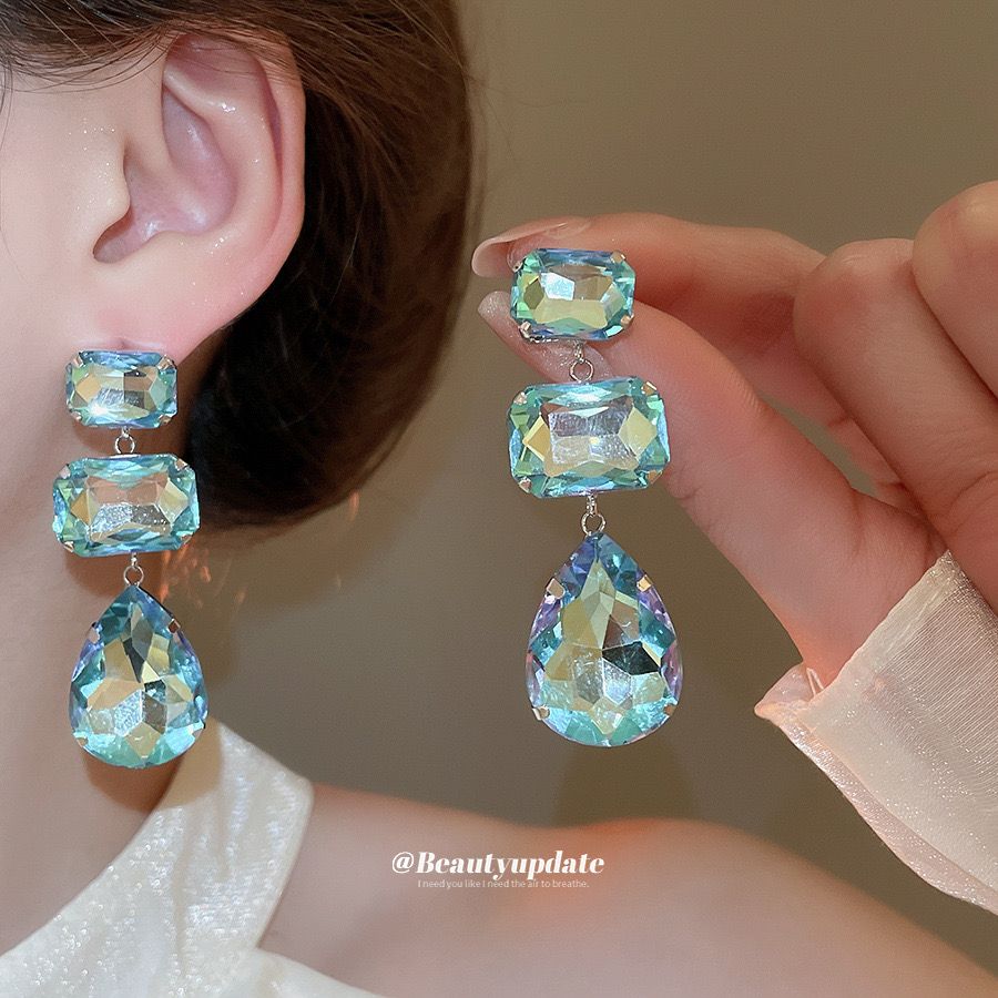 Purple Swirls Earrings (Copy)On the Rocks Blue Earrings